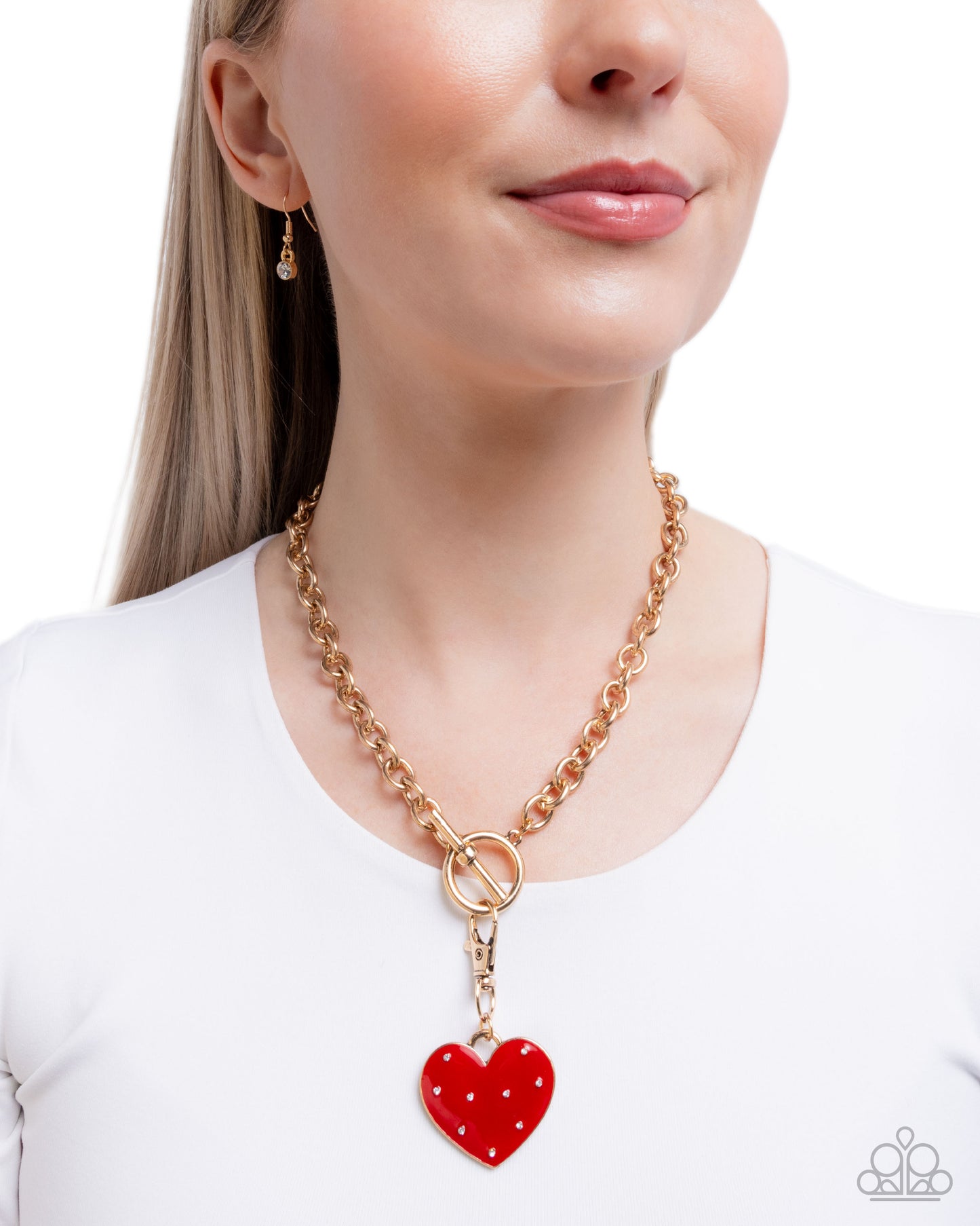 Romantic Range - Red - Paparazzi Necklace Image