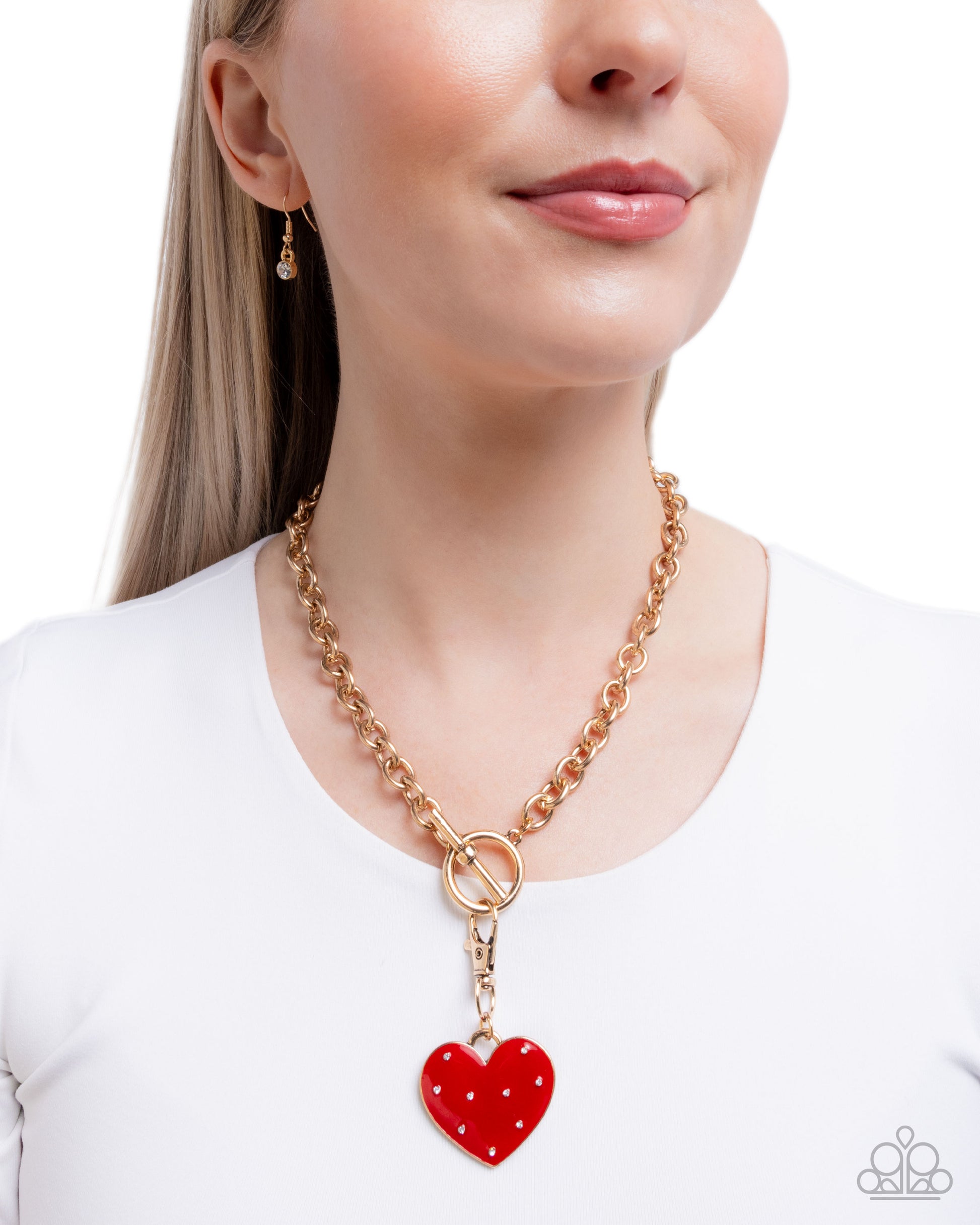 Romantic Range - Red - Paparazzi Necklace Image