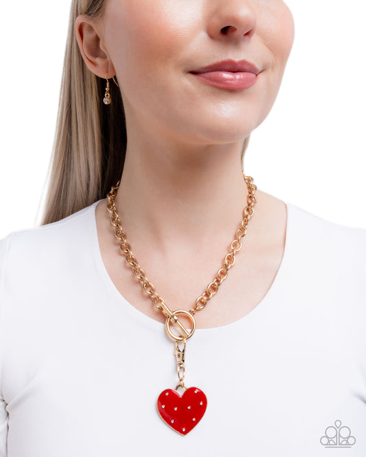Romantic Range - Red - Paparazzi Necklace Image