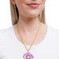 Perennial Pendant - Purple - Paparazzi Necklace Image