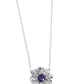 Floral Form - Purple - Paparazzi Necklace Image