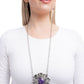 Floral Form - Purple - Paparazzi Necklace Image