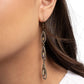 Teardrop Tenure - Brass - Paparazzi Earring Image
