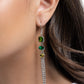 Mismatched Moment - Green - Paparazzi Earring Image