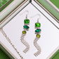 Mismatched Moment - Green - Paparazzi Earring Image