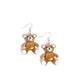 Teddy Trinket - Brown - Paparazzi Earring Image