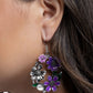 Wreathed Weekday - Purple - Paparazzi Earring Image