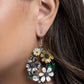 Wreathed Weekday - Yellow - Paparazzi Earring Image