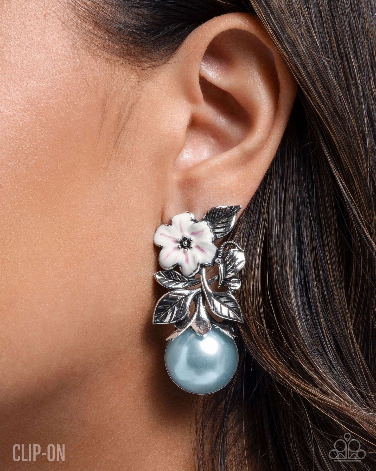 Elegant Evolution - Blue - Paparazzi Earring Image