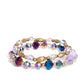 Faceted Fervor - Brass - Paparazzi Bracelet Image