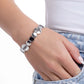 Disc Delivery - Silver - Paparazzi Bracelet Image