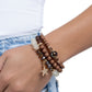 Sensible Star - Brown - Paparazzi Bracelet Image