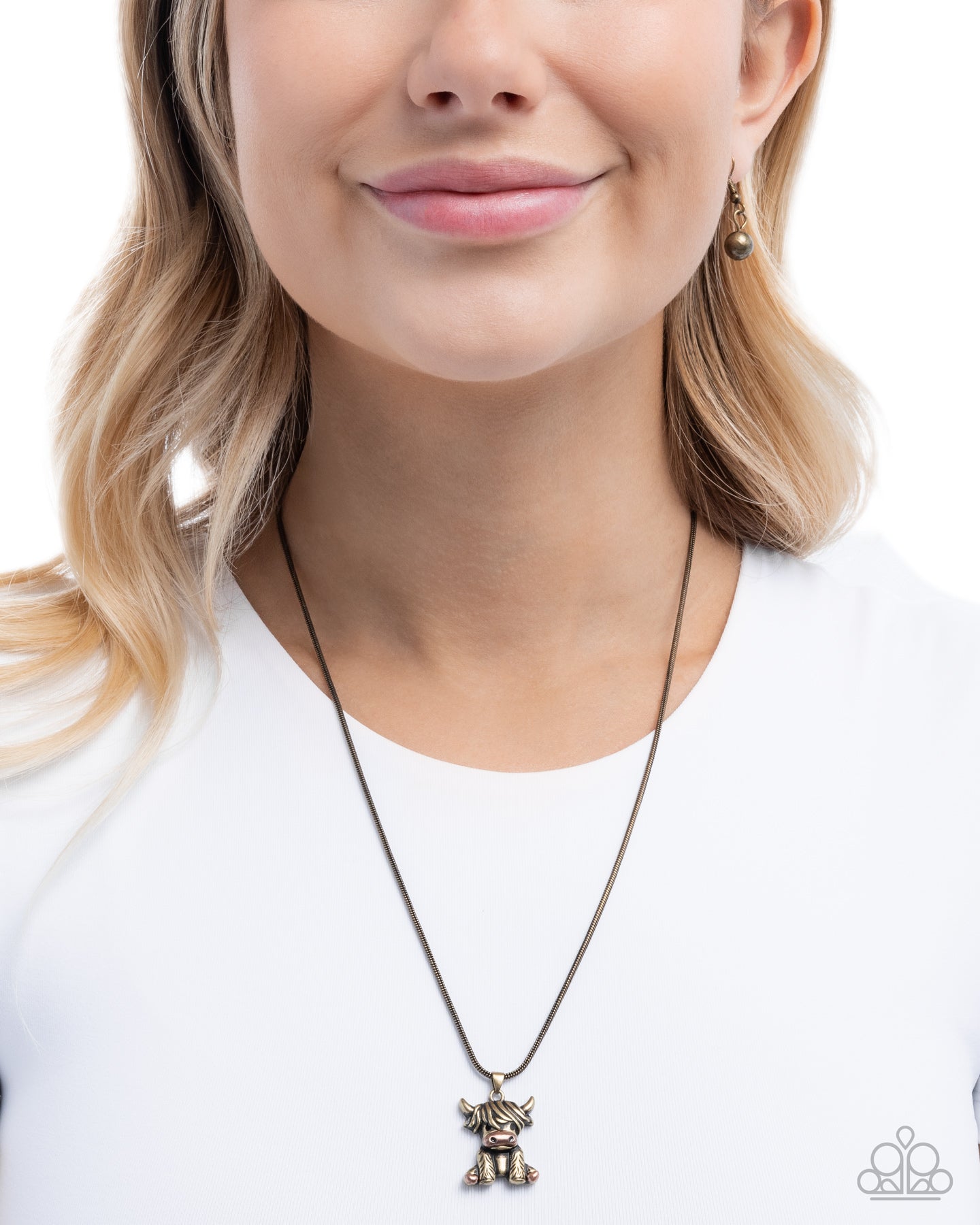 Highland Hero - Brass - Paparazzi Necklace Image