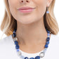 Colorful Certainty - Blue - Paparazzi Necklace Image