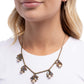 Clustered Campaign - Brass - Paparazzi Necklace Image