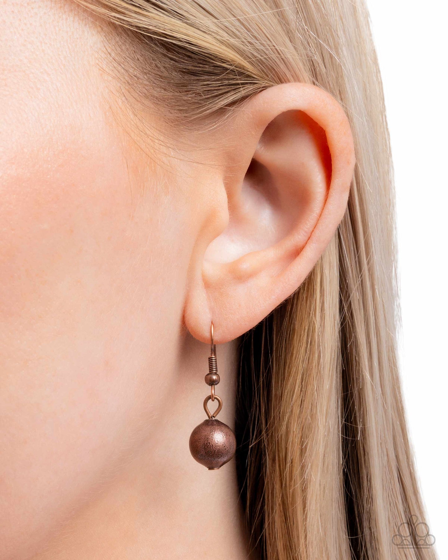 Twisting Tassel - Copper - Paparazzi Necklace Image