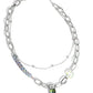Transparent Tapestry - Green - Paparazzi Necklace Image
