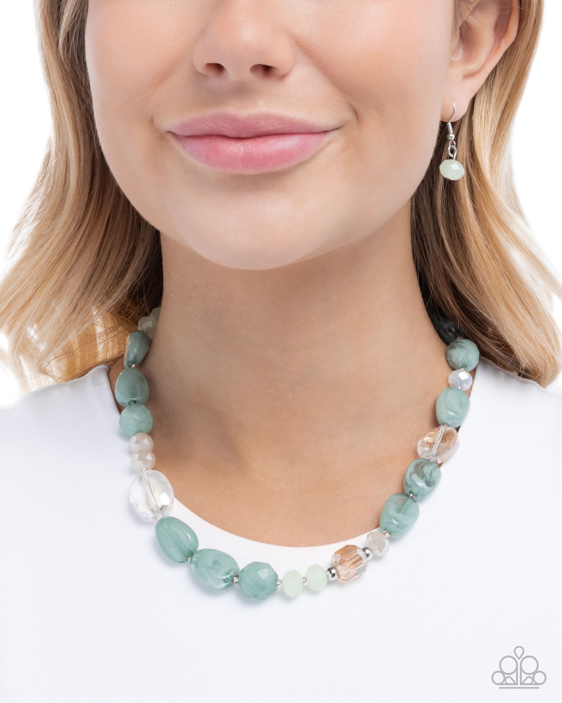 Colorful Certainty - Green - Paparazzi Necklace Image