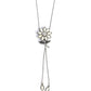 Floral Fidelity - White - Paparazzi Necklace Image