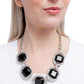 Framing Fanatic - Black - Paparazzi Necklace Image