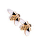 Blissful Bee - Gold - Paparazzi Earring Image