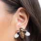 Blissful Bee - Gold - Paparazzi Earring Image