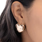 Sweetheart Stars - Pink - Paparazzi Earring Image