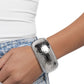 Hammered Hassle - Silver - Paparazzi Bracelet Image