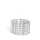 Reflective Rows - Paparazzi Bracelet Image