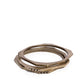 Bangle Bravado - Brass - Paparazzi Bracelet Image