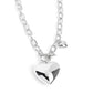 Heartfelt Hangout - Silver - Paparazzi Necklace Image