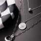 Layered Lineup - White - Paparazzi Necklace Image