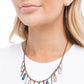 Chiseled Change - Copper - Paparazzi Necklace Image