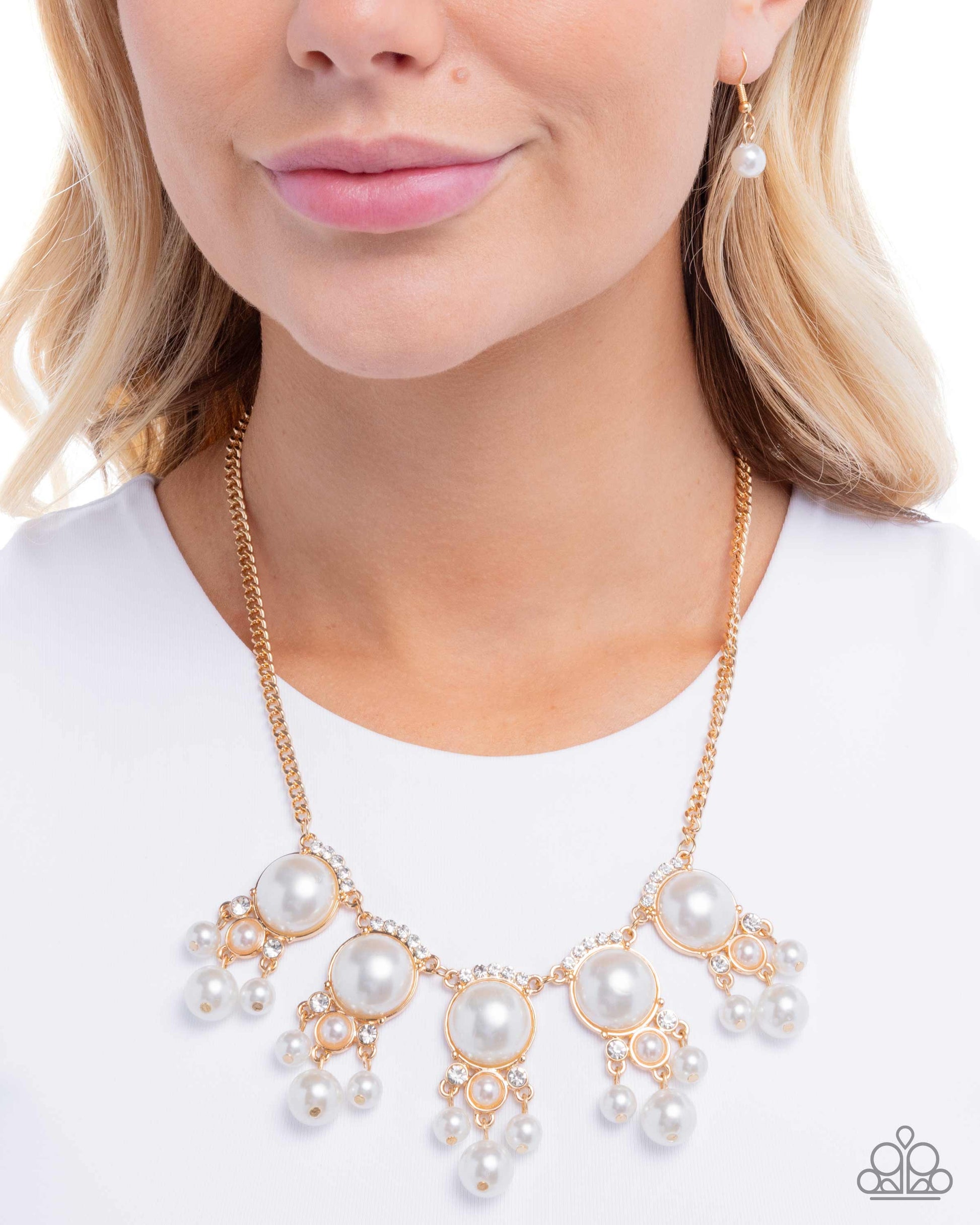 Proverbial Pearls - Paparazzi Necklace Image
