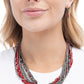 Rushing Radiance - Red - Paparazzi Necklace Image