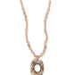Worn Whimsy - Brown - Paparazzi Necklace Image