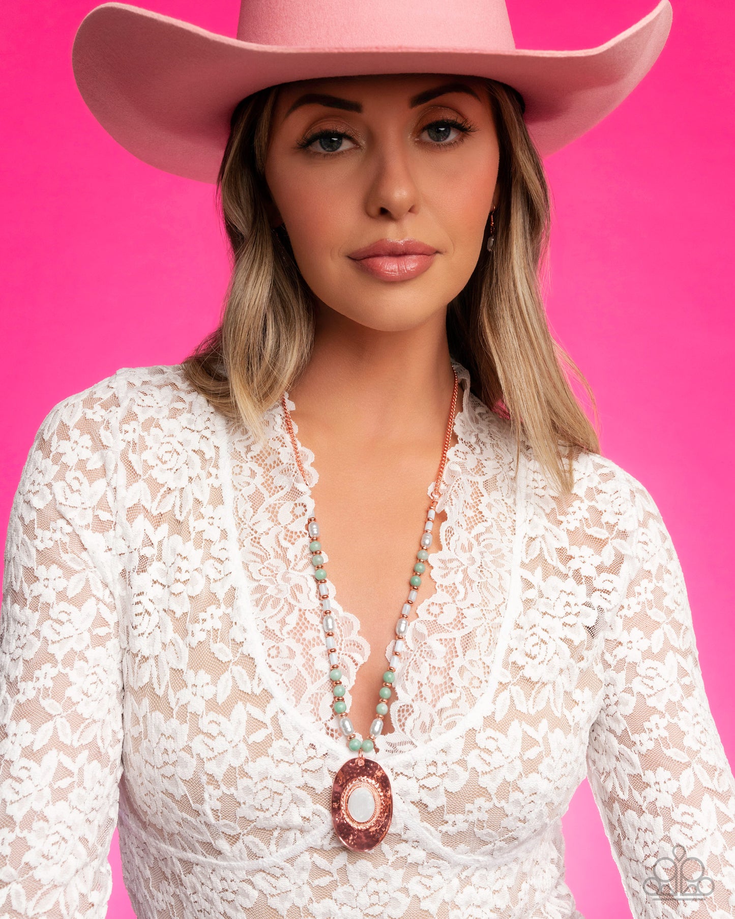 Worn Whimsy - Copper - Paparazzi Necklace Image