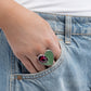 Heartfelt Hello - Green - Paparazzi Ring Image