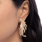 Leafy Lure - Gold - Paparazzi Earring Image