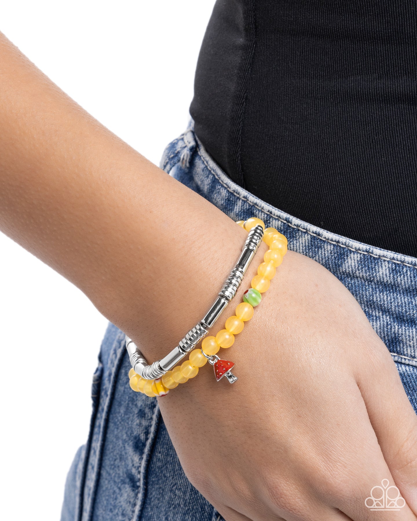Malibu Mashup - Yellow - Paparazzi Bracelet Image