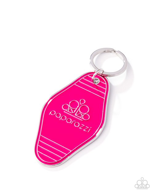Pink Paparazzi Keychain - Paparazzi Product Image