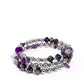 Fresh Fantasy - Purple - Paparazzi Bracelet Image