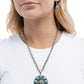 Santa Fe Score - Blue - Paparazzi Necklace Image