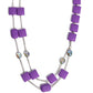 Shaping Color - Purple - Paparazzi Necklace Image
