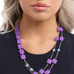 Shaping Color - Purple - Paparazzi Necklace Image