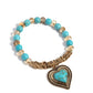 Horseshoe Heartthrob - Gold - Paparazzi Bracelet Image