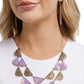 Filigree Finale - Purple - Paparazzi Necklace Image