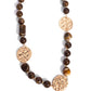 Contemplative Chic - Brown - Paparazzi Necklace Image