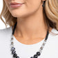 Swirl Simplicity - Black - Paparazzi Necklace Image