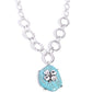 Clover Collection - Blue - Paparazzi Necklace Image